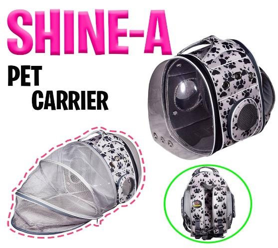 همپاپت فروش کیف حمل فضائی جلو شفاف پشت چتری مدل Shine-A در تهران شهرک آپادانا