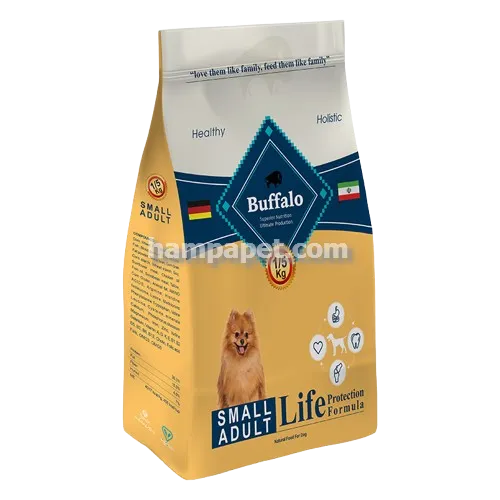 همپا پت خرید و فروش غذا خشک سگ بالغ نژاد کوچک بوفالو در تهران شهرک آپادانا