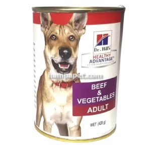 همپا پت خرید و فروش کنسرو سگ بالغ دکتر هیلز طعم گوساله در تهران شهرک آپادانا