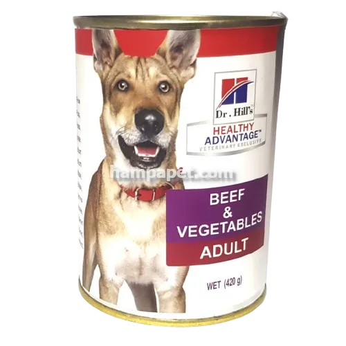 همپا پت خرید و فروش کنسرو سگ بالغ دکتر هیلز طعم گوساله در تهران شهرک آپادانا